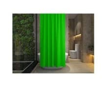 Image of Plain Shower Curtain Bathroom 12 Hook Ring Set Mildew Splash Resistant 180x180cm