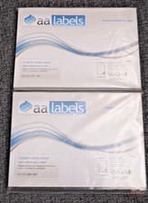 Image of A4 Matt White CD / DVD Labels 100 Sheets x 2. That's 400 cd labels. New - Sealed