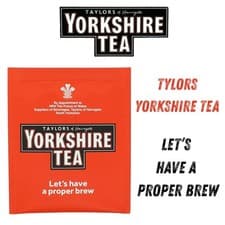 Image of Yorkshire Tea Individually Wrapped Enveloped Tagged Tea Bags - 25 to 200 Sachets