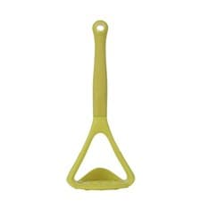 Image of Colourworks Green Non-Stick Silicone Masher Built-in Scoop Heat-resistant