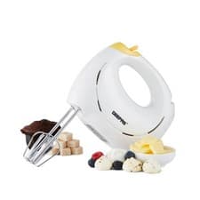 Image of Hand Mixer Food Whisk 7 Speeds & Turbo Kitchen Dough Hooks Geepas