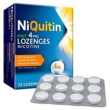 Image of NiQuitin MINT Lozenge 4mg 72 Lozenges Stop Smoking Aid. Long Expiry Date. New.