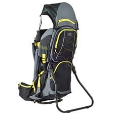Image of Baby Carrier Backpack - Toddler Hiking Backpack with Sun Canopy, Rain