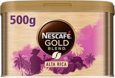 Image of Nescafe Gold Blend Alta Rica Instant Coffee 500g Tin Bold & Intense 8 Arabica