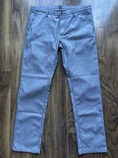 Image of Hugo Boss “Rice3-D” Cobalt Steel Chinos Reg / Straight W34 L31 BNWOT RRP £129