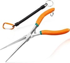 Image of Long Reach Needle Nose Pliers 7" Thin Extra with