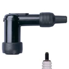 Image of NGK Black Spark Plug Cap Resistor Cover LB05F