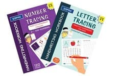 Image of LETTERS NUMBERS Tracing Handwriting Practice Workbook Learn To Write Ages 3-5