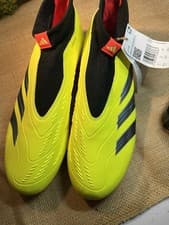 Image of adidas Predator League Laceless Firm Ground Football Boots Uk Size 8
