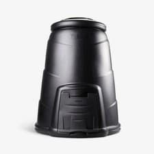 Image of 220L Black Garden Compost Bin Outdoor Food & Garden Waste Composter