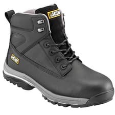 Image of JCB Work Boots Mens FAST TRACK Leather Safety Waterproof Steel Toe Cap Midsole