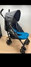 Image of Joie Nitro E Stroller - Blue with Raincover FREE POSTAGE