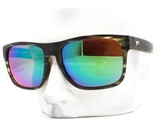 Image of Costa Del Mar Spearo XL Sunglasses Matte Green Havana Polarized Plastic w/case
