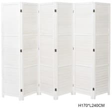 Image of 3/4/6 Panels Wooden Folding Room Divider Screen Room Partition Separator Privacy