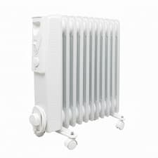 Image of 13 Fin Oil Filled Radiator 3000W Electric Portable Heater 3 Heat Thermostat UK