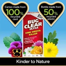 Image of BugClear Ultra Vine Weevil Killer Concentrate 2 In 1 Kills Prevents Bugs 480ml