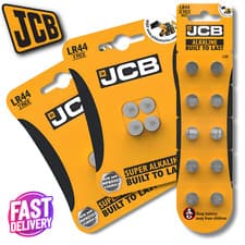 Image of LR44 JCB Batteries 1.5V Button Coin Cell Alkaline AG13 SR44 *EXPIRY 03/2030*