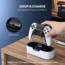 Image of PS5 DualSense Controller Charging Dock Station Fast Charger for PlayStation 5