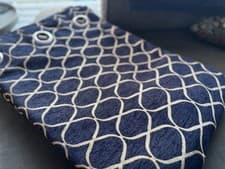 Image of Dunelm Luxury Chenille Ogee Thick Eyelet Fully Lined Large Curtains