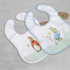 Image of Beatrix Potter Peter Rabbit & Flopsy Childrens Bibs