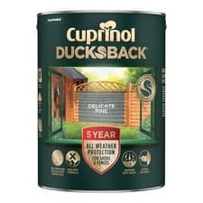 Image of New Colours of Cuprinol 5 Year Ducksback 5L Colours Weatherproofs Fences Sheds