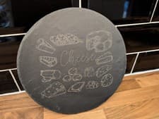 Image of Cheese Black Slate Charcuterie Board
