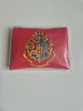 Image of Harry Potter Red Purse & Reusable Shopper Hogwarts Crest Foldable bag new