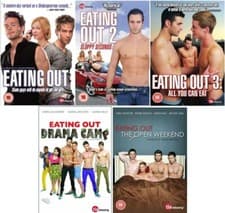Image of EATING OUT SERIES 1-5 DVD PART 1 2 3 4 5 COMPLETE COLLECTION New Sealed UK R2