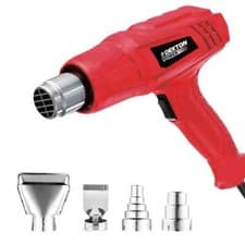 Image of Dekton Hot Air Heat Gun Professional Paint Stripper With 4Pc Accessories