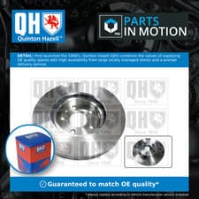 Image of 2x Brake Discs Pair Vented fits VAUXHALL ASTRA K 1.4 Front 2015 on 276mm Set QH