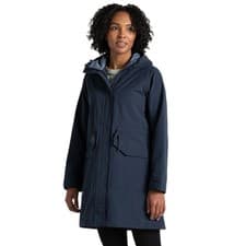 Image of Craghoppers Womens/Ladies Emilia Waterproof Jacket8 UK Blue Navy CG2639