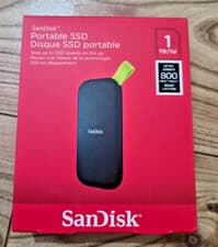 Image of Genuine SanDisk Portable SSD 1TB External Drive, Works With Both Window & Mac