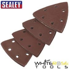 Image of Sealey Multi Tool Sanding Sheet Set 90mm 20pc 60-240 Grit Abrasive Pad Sheets