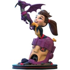 Image of Quantum Mechanix X Men Kitty Pryde & Lockheed Q Fig Diorama 5” Vinyl Figure