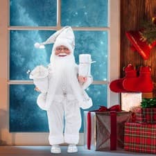 Image of Santa Claus Gift Decoration Xmas Ornament 18 inch Santa Claus Figurine Christmas
