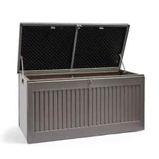 Image of 270L Outdoor Garden Storage Box Utility Chest Waterproof Container Lockable Lid