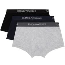 Image of Emporio Armani 111610 3 Pack Boxer Trunks