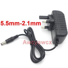 Image of 3V 1A Switching Power Supply 3W adapter 100V-240V AC DC 5.5mm x 2.1mm UK plug