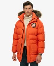 Image of Superdry Mens Everest Longline Baffled Parka