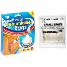 Image of 151 Small Space Dehumidifier Bags Sachet Pack Mould Mildew Damp Wardrobe Drawers
