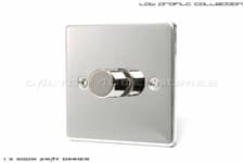 Image of POLISHED CHROME LIGHT SWITCHES, SOCKETS, DIMMERS, 20% MIXED ITEM DISCOUNT!