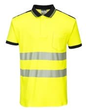 Image of Portwest PW3 Hi-vis polo shirt (T180) - EN ISO 20471 Class 2. RIS-3279