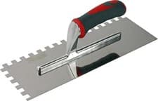 Image of Soft-Grip Notched Floor/Wall Tile Trowel Stainless Steel 330 x 115mm (13 x 4.5 )