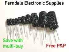 Image of General purpose radial aluminium electrolytic capacitor, 0.47µF - 2200µF  85°C