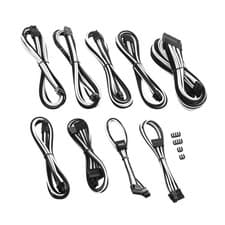 Image of CableMod C-Series PRO ModMesh Corsair Cable Kit (Yellow Label) - Black/White