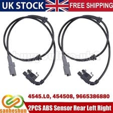 Image of 2x Rear L & R ABS Wheel Speed Sensor for Citroen C4 DS4 NX Peugeot 307 308 408