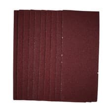 Image of DRAPER 1/3 Sanding Sheets, 93 x 230mm, 40 Grit (Pack of 10) [55737]