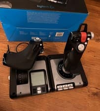 Image of Saitek X52 Pro Flight Control System – Excellent Condition – PC/Simulator HOTAS