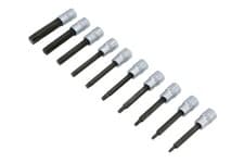 Image of Laser Tools 8855 Long Star Bit Socket Set 3/8"D 10pc