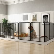 Image of Heavy Duty Dog Playpen, 8 Panels Dog Pen, for Small, Medium, Large Dogs